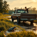 Bullfrogs On the Bank